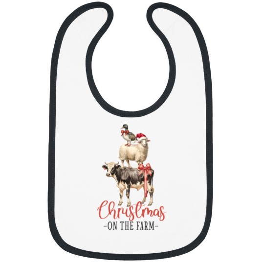 Discover Christmas farm Bibs