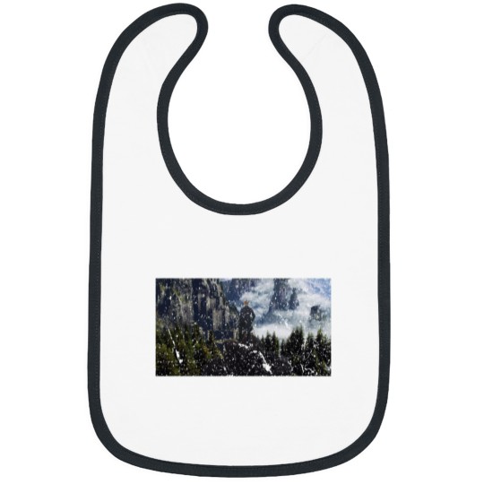 Discover Witcher 3 Kaer Moren Wanderer above the sea fog Bibs