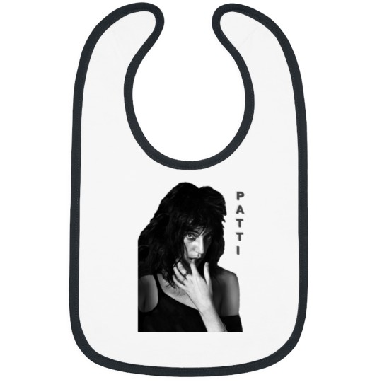 Discover Patti Smith, Patricia black and white Bibs