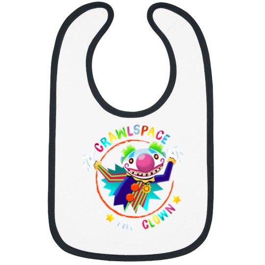 Discover Crawlspace The Clown! Bibs