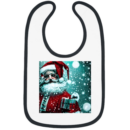 Discover Cyberpunk Santa Claus Bibs