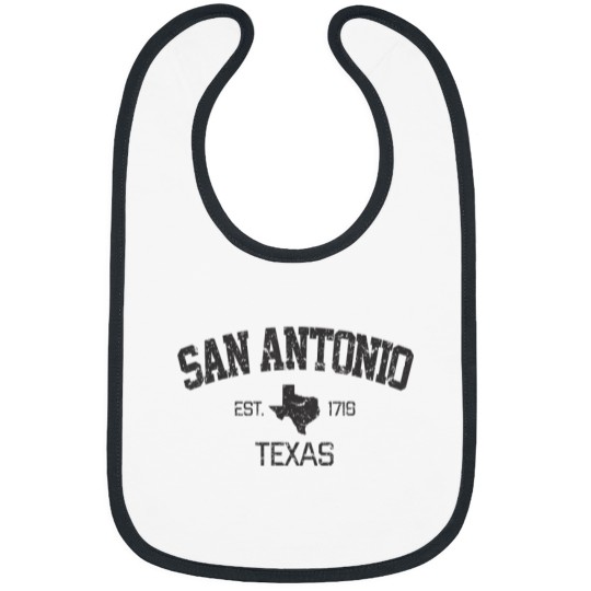 Discover San Antonio Texas EST 1718 Souvenir Gift Bibs