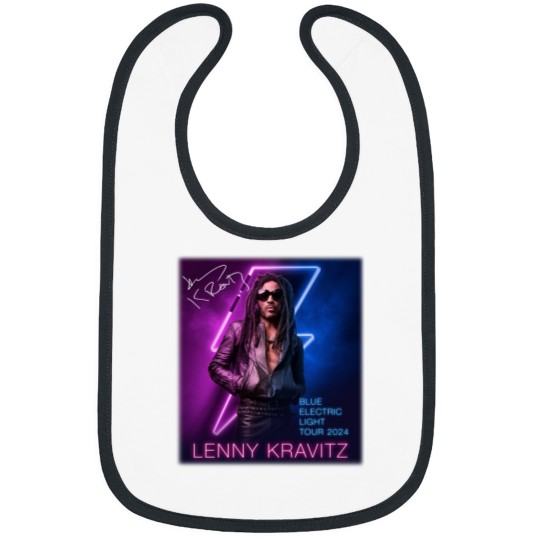 Discover Lenny Kravitz Electric Blue Light Tour 2024 Signature Unisex Bibs All Size