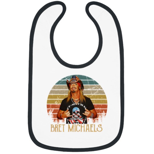 Discover New Popular Bret Michaels Vintage Gift For Fans Bibs