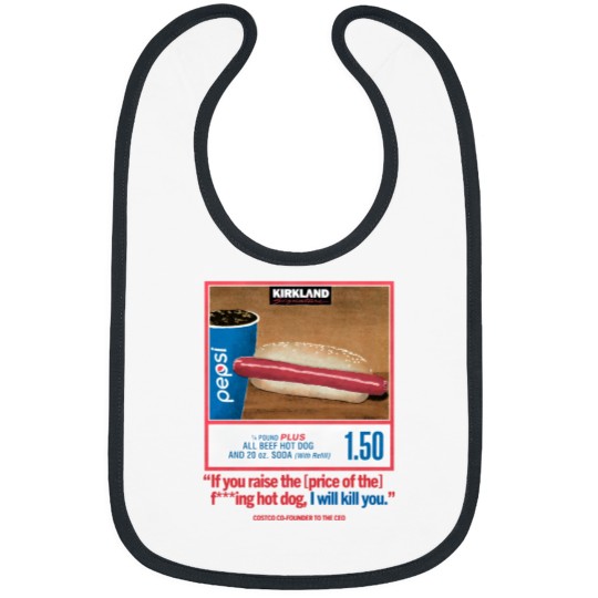 Discover Costco Hot Dog & Soda Combo Bibs
