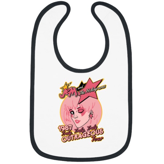 Discover Jem & The Holograms Bibs, Jem Outrageous Tour Bibs