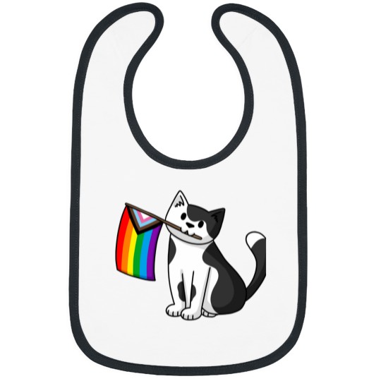 Discover Progress Pride  Pride Cat Bibs