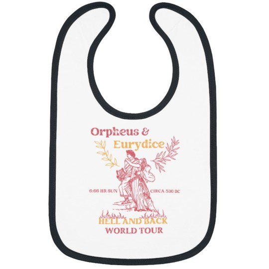 Discover Orpheus and Eurydice Bibs, Mythology Bibs, Vintage Greek Mythology Poet Bibs