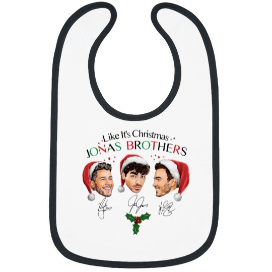Discover Like It's Christmas Jonas Brothers Bibs, Jonas Brothers Unisex Bibs
