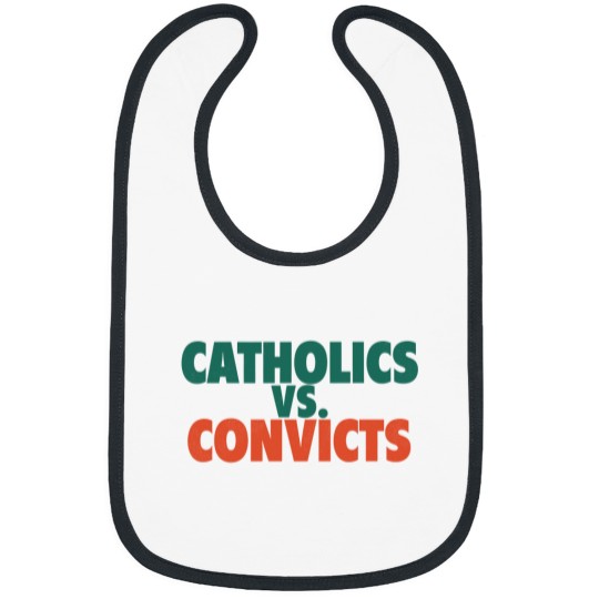 Discover Catholics Vs. Convicts Retro 1988 Football Game Bibs