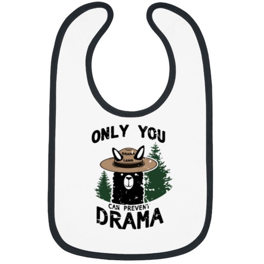 Discover Only You Can Avoid the Drama, Llama Smokey Parody, Llama Super Soft Bibs