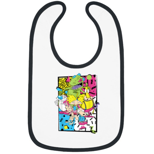 Discover Old School Cartoons 90's Bibs