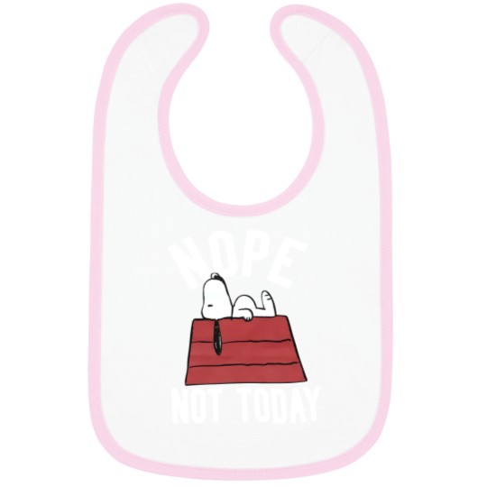 Discover Snoopy Nope Not Today Bibs