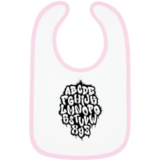 Discover alphabetical graffiti Premium Bibs