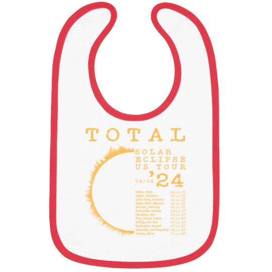Discover Total Solar Eclipse Bib, April 8, 2024 North American Path