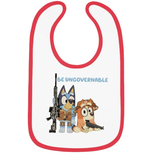 Discover BlueyDad Be Ungovernable Bibs | BlueyDad And Bingo Family Bibs