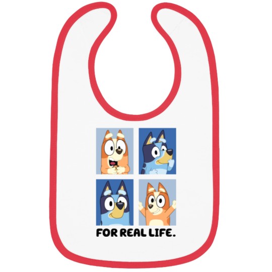 Discover BlueyDad For A Real Life Bibs | BlueyDad And Bingo Bibs