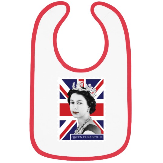 Discover Queen Elizabeth II Stamp_ Union Jack Bibs