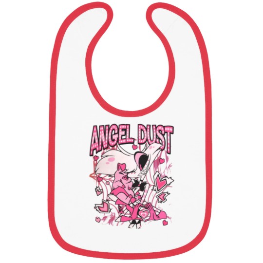 Discover Hazbin Hotel Angel Dust And Fat Nugget Cute Bibs