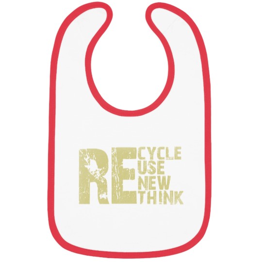 Discover Recycle Reuse Renew Rethink Earth Day Environmental Activism Bibs