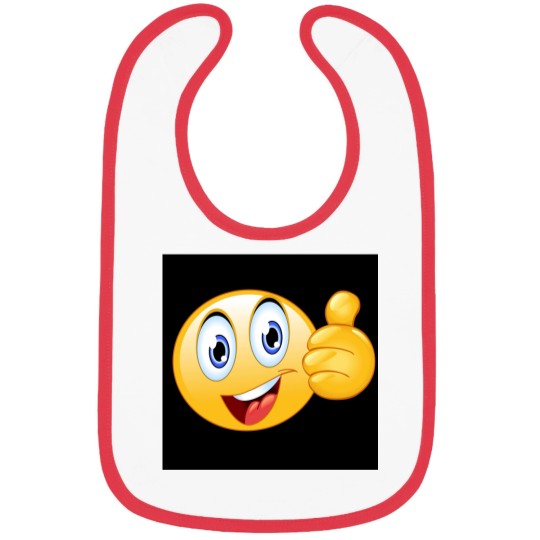Discover Thumbs up smiley face Bibs