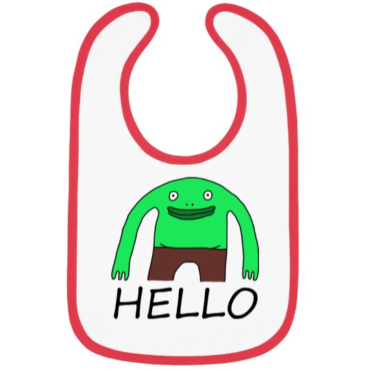 Discover Smiling friends Mr Frog sticker Sticker Bibs