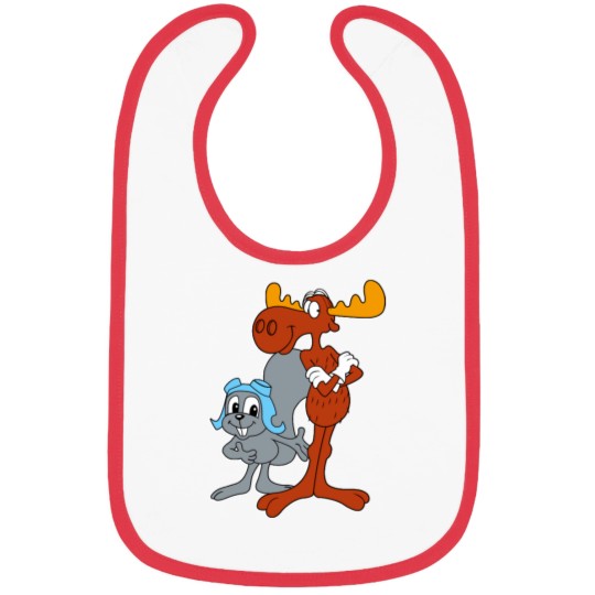 Discover Rocky and Bullwinkle Bibs