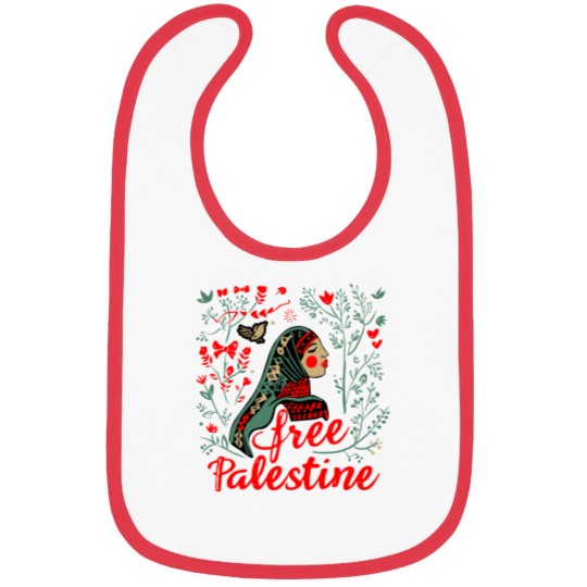 Discover Free Palestine Unisex Bibs