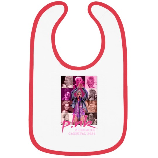 Discover P!nk Bibs, Pink Singer Summer Carnival 2024 Tour Bibs, Concert 2024 Pink Bibs