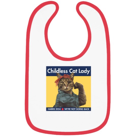 Discover Harris 2024 Bibs | Childless Cat Lady | Kamala Harris Bibs