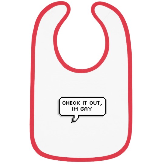 Discover Check it out I’m gay (Ragh Barkrock) Bibs