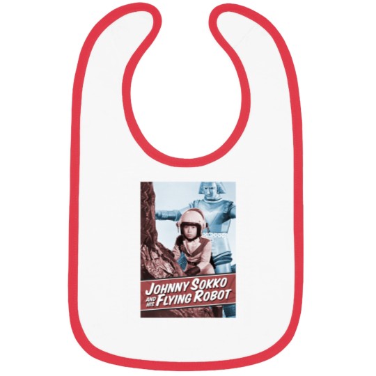 Discover Giant Robot Johnny Sokko's Flying Robot Vintage Poster Bibs