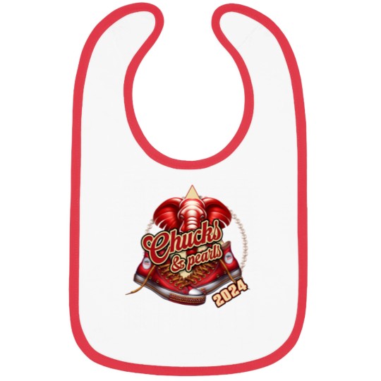 Discover Delta Chucks and Pearls Bibs