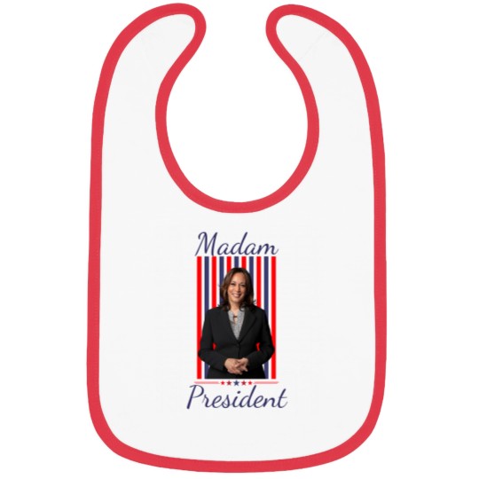 Discover Kamala Harris Presidential Bib - Madam President