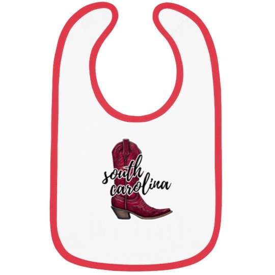 Discover University of South Carolina cowboy boot 1 Bibs