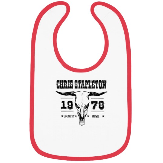 Discover Chris Stapleton ESTD 1978 Bibs, Chris Stapleton Bullhead
