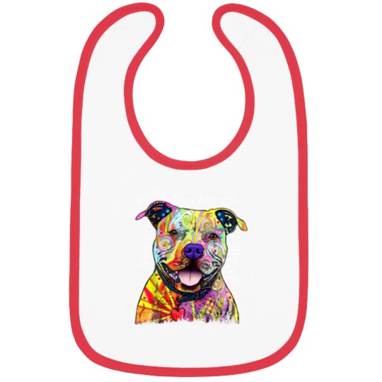 Discover Beware Pitbull They Will Steal Your Heart Bibs, Pit Bull Bibs