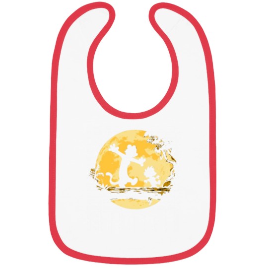 Discover Calvin And Hobbs Bib - Iconic Cartoon Baby Bib