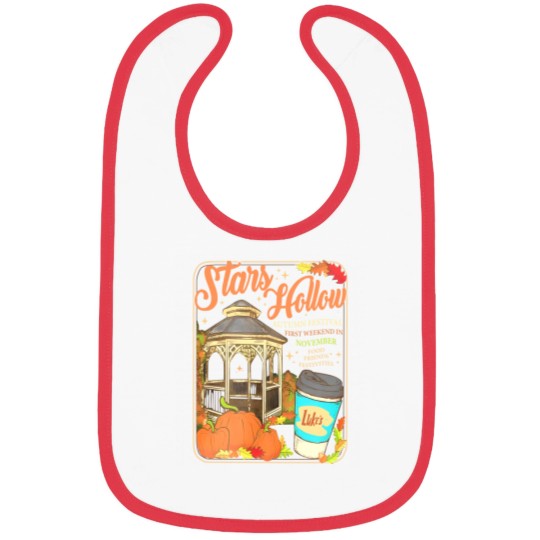 Discover Stars Hollow Connecticut Color Bib - Gilmore Girls Theme