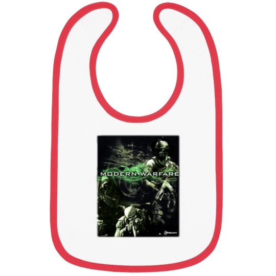 Discover 2009 Call of Duty Modern Warfare 2 IW Promo Vintage Y2K Bibs