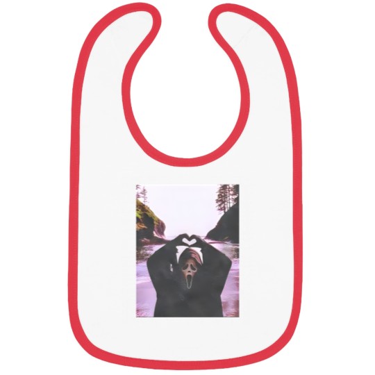 Discover Scream Halloween Heart Hands Bibs