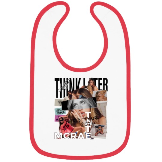 Discover Tate Mcrae Bibs, Think Later World Tour 2024 Bibs
