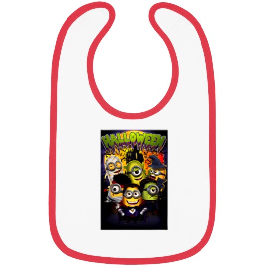 Discover Unisex Halloween Minions Jersey Short Sleeve Bibs