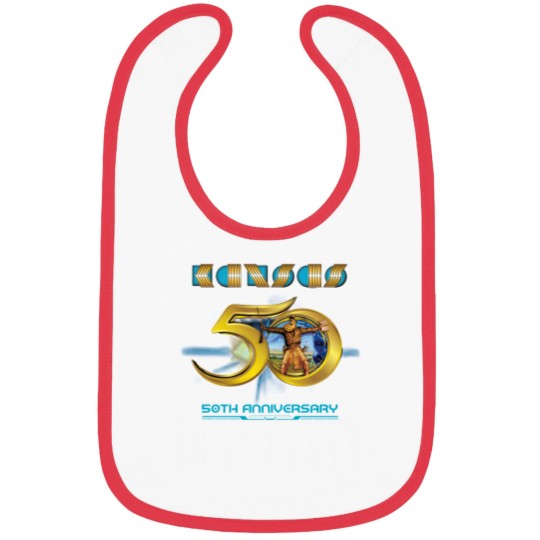 Discover Kansas 50th Anniversary Tour Leftoverture Point of Know Return Bibs