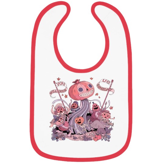Discover Over The Garden Wall Bibs, Vintage Pottsfield Halloween Pumpkin Bibs