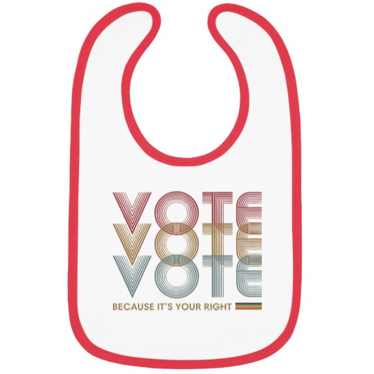 Discover Vote Bib for Election 24 and Political Activism