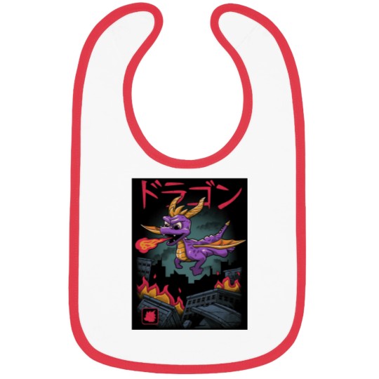 Discover Dragon Kaiju Baby Bib