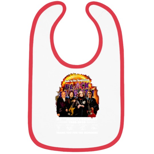 Discover Black Sabbath Band back to the beginning 2025 Bibs