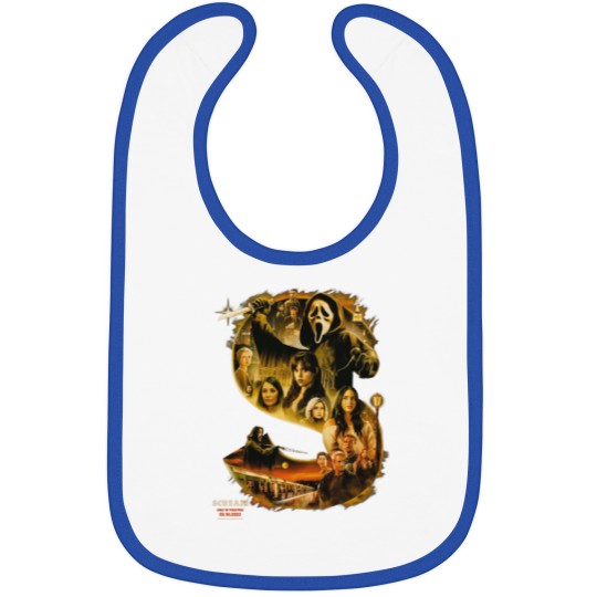 Discover Scream VI Movie Poster Bib - Ghostface Baby Gift