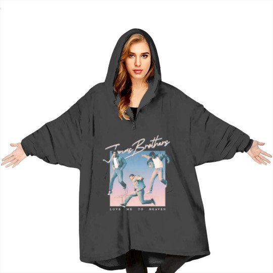 Discover Jonas Brothers Love Me To Heaven Single Cover Retro Blanket Hoodies